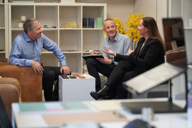 A consultation with a client